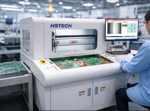 Τελευταία εταιρικά blogs για Máy định tuyến PCB có độ chính xác cao: Cải thiện hiệu quả tách bảng mạch in trong dây chuyền sản xuất SMT hiện đại