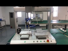 Ενεργειακή εξοικονόμηση αυτόματο ρομπότ συγκόλλησης με πλατφόρμα διπλής Y επιφάνειας εργασίας