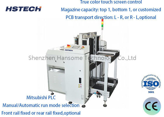 Καλή τιμή. Δύο σιδηροτροχιές εξοπλισμός χειρισμού PCB Δισκότο φωτός NG OK Unloader σε απευθείας σύνδεση