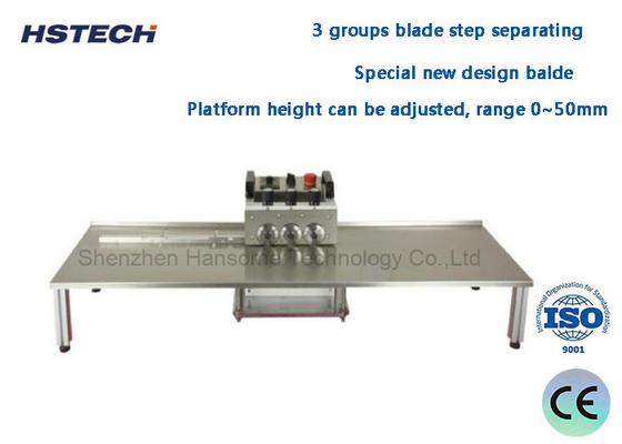 Καλή τιμή. 3 Ομάδες Blade PCB Depanelizer Low Force Stress για το φως LED σε απευθείας σύνδεση