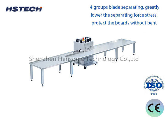 Καλή τιμή. 300 mm/s Ταχύτητα διαχωρισμού Blade Miving PCB Separator με μήκος 400 mm σε απευθείας σύνδεση