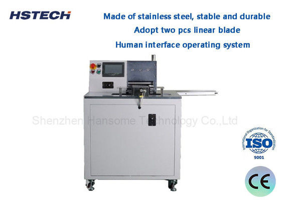 Καλή τιμή. Ανθρώπινο Διασύνδεσμο Συστήματος Λειτουργίας Ατσάλι Σταθερό και ανθεκτικό Αυτοκινητό Γκιλοτίνα PCB HS-A310 Depanelizer σε απευθείας σύνδεση