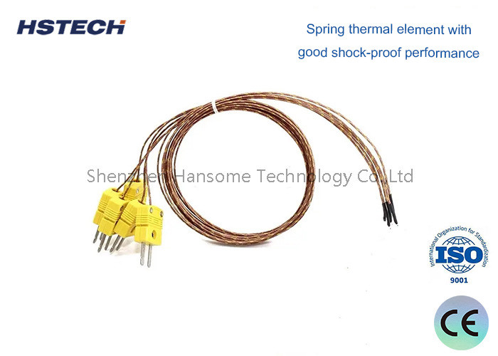 NiCrSi-NiSi WRM N Θερμοσύνδεσμο με συνδετήρα TD Plugs SR τύπου κεραμικού πλαστικού για βιομηχανικά