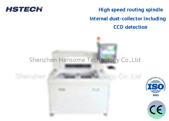Καλή τιμή. CCD Detection High Speed Routing Spindle Εσωτερικός συλλέκτης σκόνης συμπεριλαμβανομένης της PCBA Router Machine σε απευθείας σύνδεση
