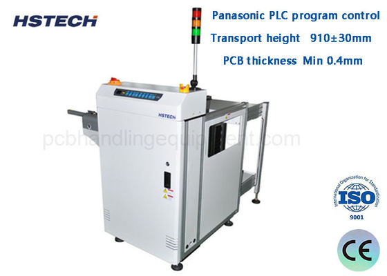 Τρόπος ελέγχου κουμπιού LED με οθόνη φωτισμού 3 Lolor 40mm Pitch 20M/Min 90 βαθμούς PCB Magazine Unloader