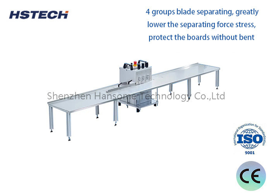 Καλή τιμή. 300 mm/s Ταχύτητα διαχωρισμού Blade Miving PCB Separator με μήκος 400 mm σε απευθείας σύνδεση
