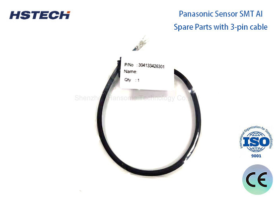Καλή τιμή. Μέρη μηχανής SMT Αισθητήρας Panasonic 304133426301 με καλώδιο και 3 καρφίτσες για μηχανή AI σε απευθείας σύνδεση