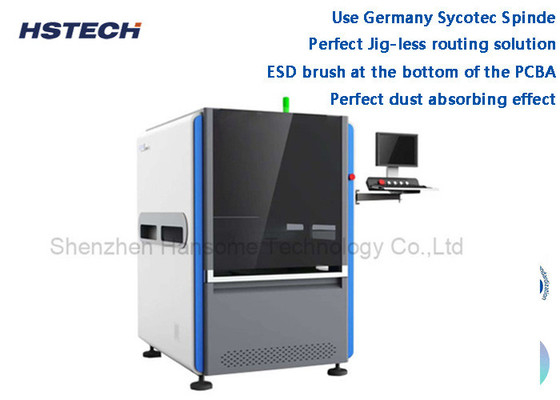 Καλή τιμή. Γερμανία Sycotec Spinde Perfect Jig-Less Routing Solution Inline PCBA Router Machine HS-ARX-811 σε απευθείας σύνδεση