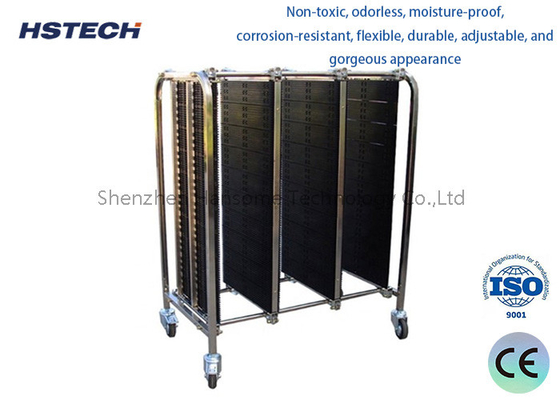 Καλή τιμή. Αντιστατικό Max 300pcs PCB αποθήκευση κύκλος εργασιών αυτοκίνητο με 4 τροχούς σε απευθείας σύνδεση