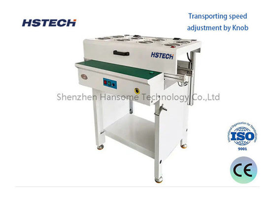 Καλή τιμή. Ανοξείδωτος Μεταφορικός Μεταφορέας PCB με Ρύθμιση Πλάτους με Μανιβέλα και Επίπεδη Αντιστατική Ζώνη για Εφαρμογές SMT σε απευθείας σύνδεση