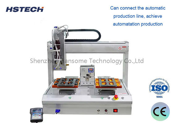 Αυτοματοποιημένο ρομπότ συγκόλλησης διπλής πλατφόρμας υψηλής ακρίβειας με βήμα κινητήρα και ζώνη χρονισμού