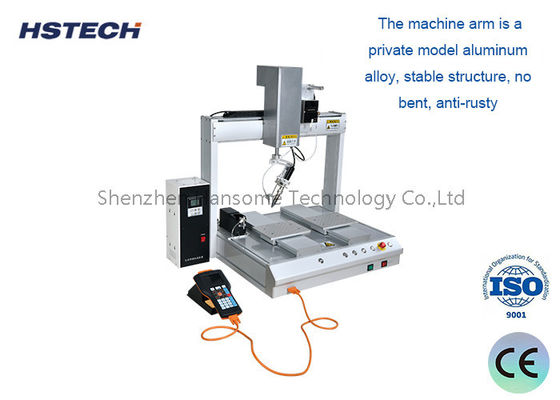 4 άξονες μηχανή συγκόλλησης γραφείου με γραμμικό οδηγό Hiwin και λειτουργία αυτόματου καθαρισμού