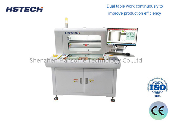 Καλή τιμή. Γερμανικό Basler Camera PCB Router Machine με διπλό τραπέζι για ακριβές προγραμματισμό σε απευθείας σύνδεση