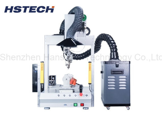 Αεροκαθαρισμός αυτόματο ρομπότ συγκόλλησης 4 άξονες με μία άκρη με καθαριστικό καπνού